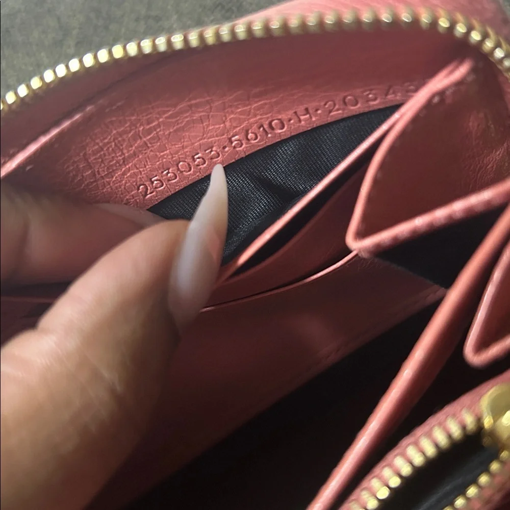 Balenciaga Pink Wallet with Gold Accents - Picture 8 of 12